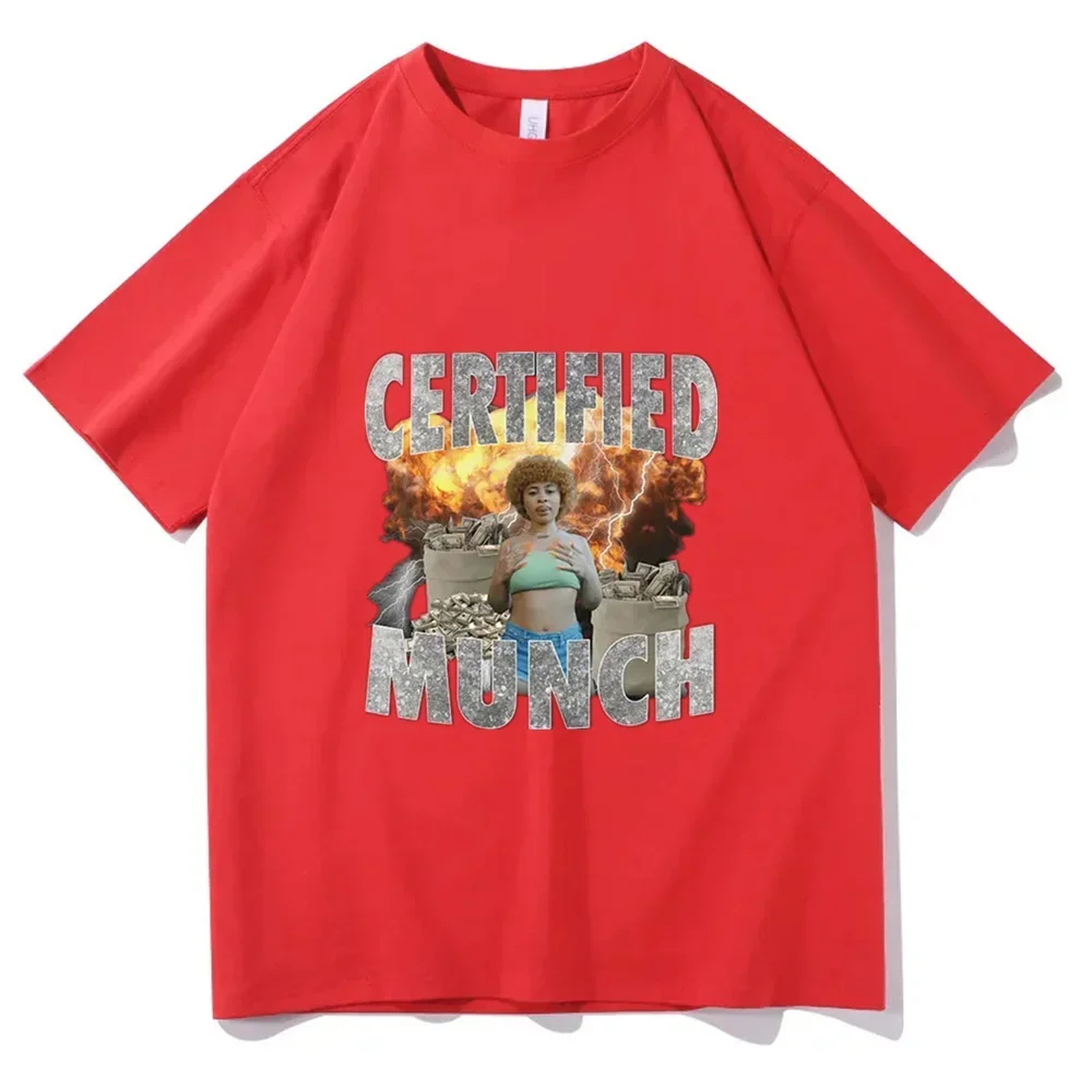 Повседневная летняя футбольная рубашка для женщин Munch Meme в стиле хип-хоп