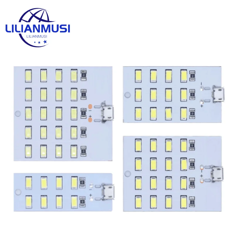 Высококачественный светодиодный светильник 5730 smd 5 в мА ~ белый Mirco Usb Светодиодная