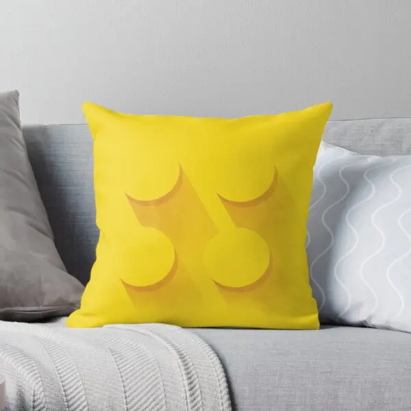 

Yellow Brick Printing Throw Pillow Cover Bedroom Comfort Hotel Waist Case Throw Soft Cushion Office Square Pillows not include