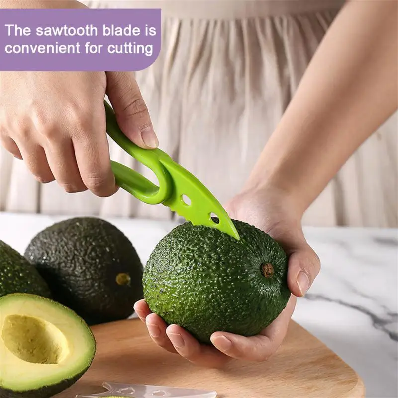 

Multifunzionale Avocado Cutter Cucina Mango Kiwi Peeling Gadget E Accessori Da Cucina Plastica Utensili Food Grade Fruit Tools