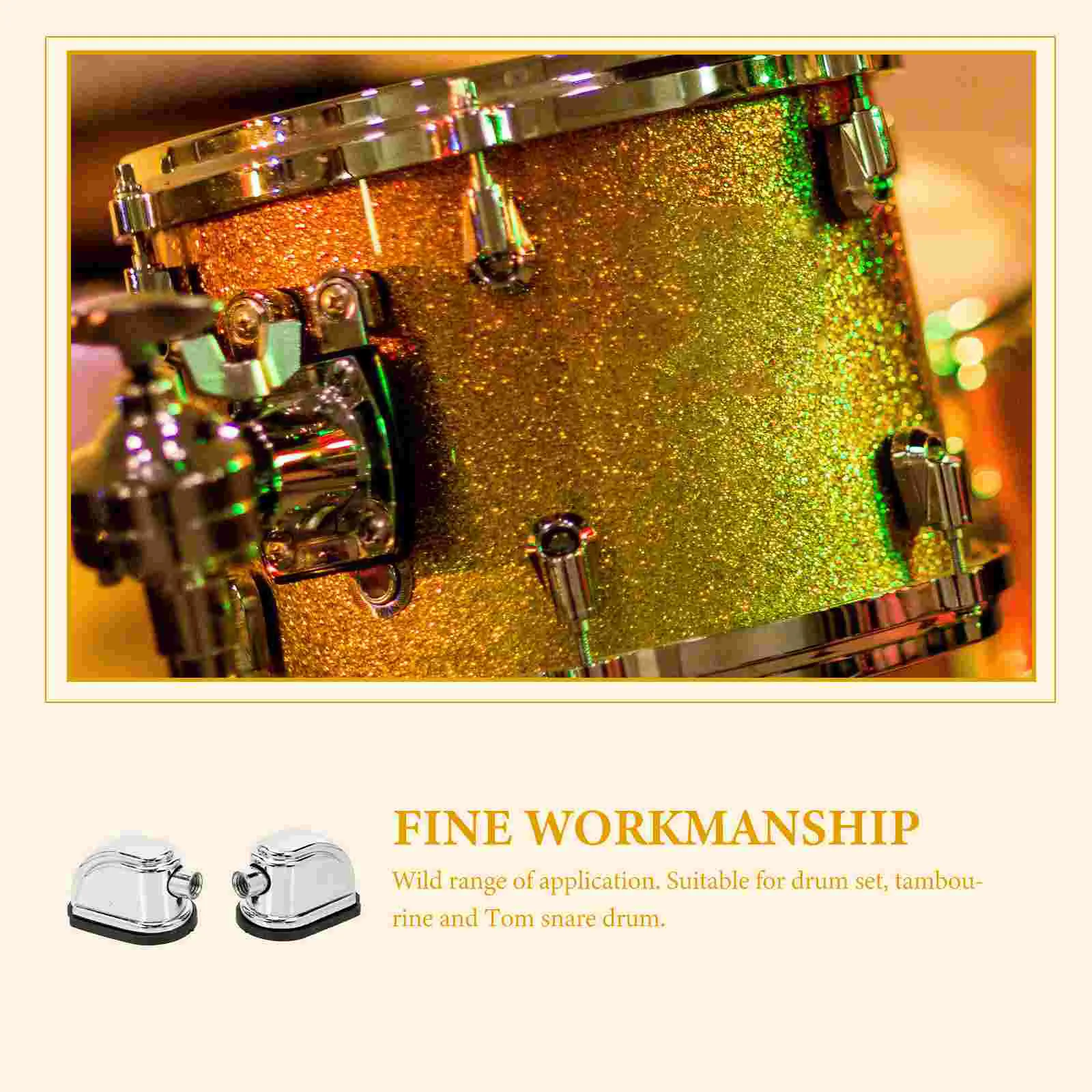 2-х шт. барабанная установка прочные ушные наконечники принадлежности для