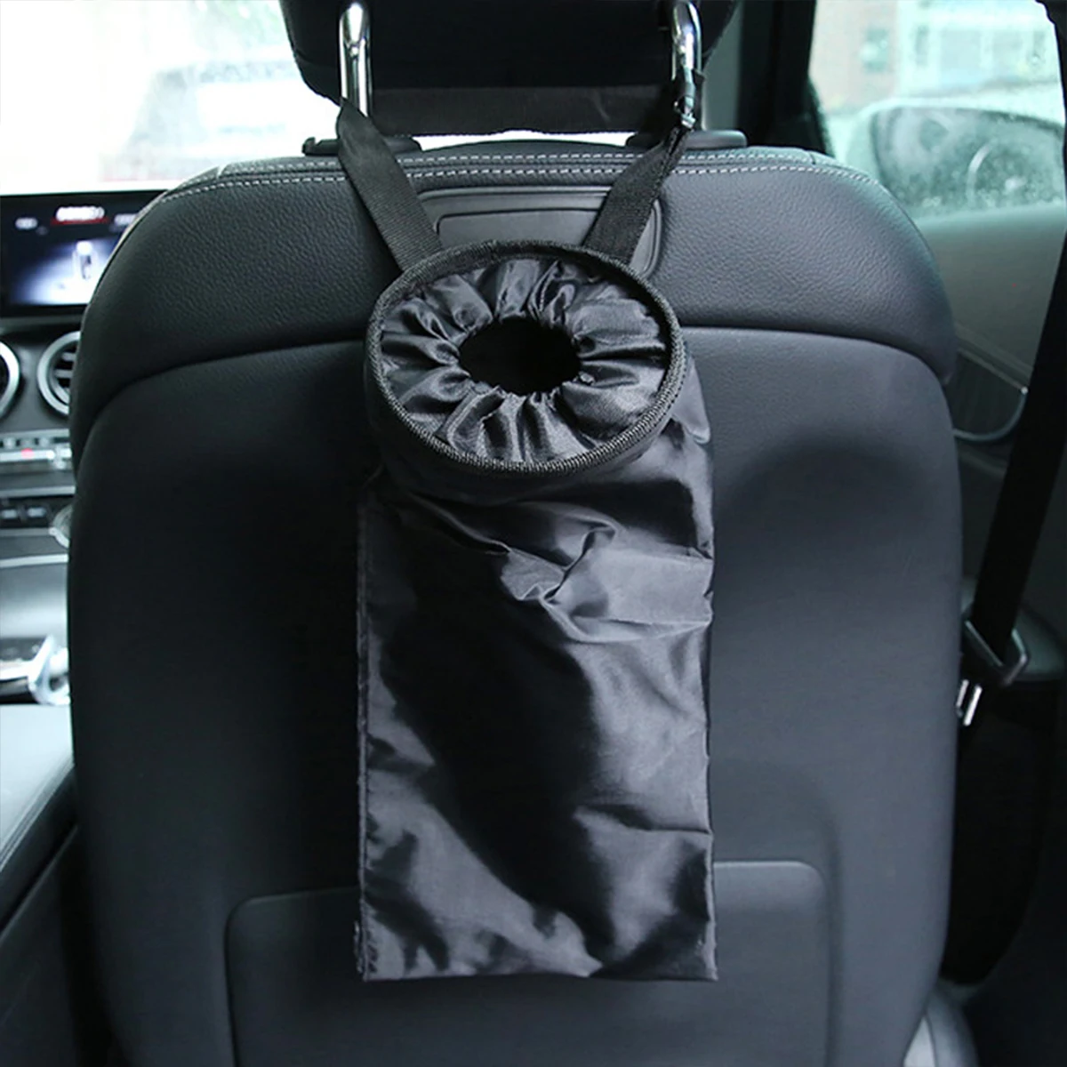

2pcs Portable Car Seat Back Garbage Bag Car Auto Trash Can Leak-proof Dust Holder Case Box Car Styling Oxford Cloth Trash Bags