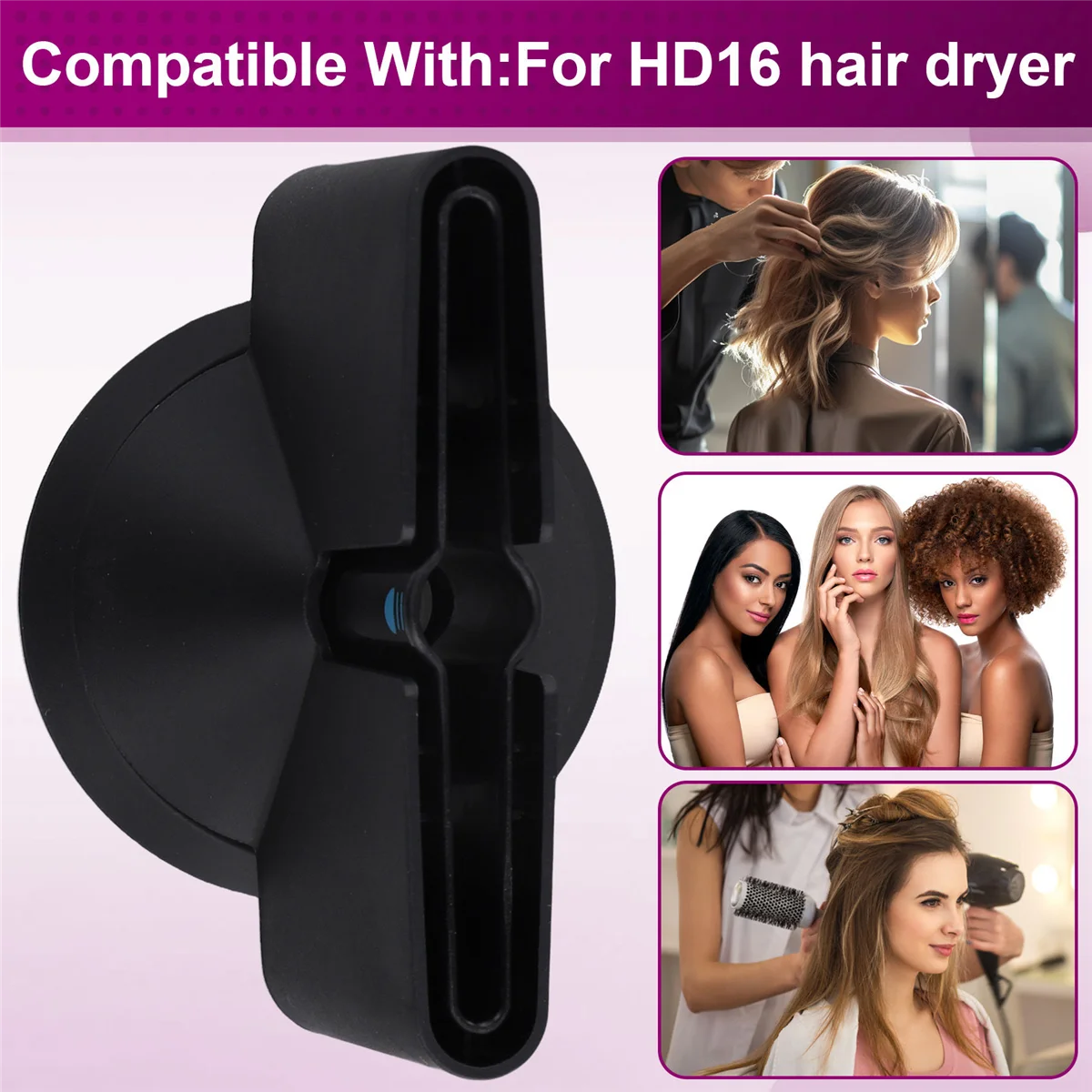 Фото A06RP Насадка-концентратор для салона, насадка для сверхзвукового фена Dyson HD16 №5