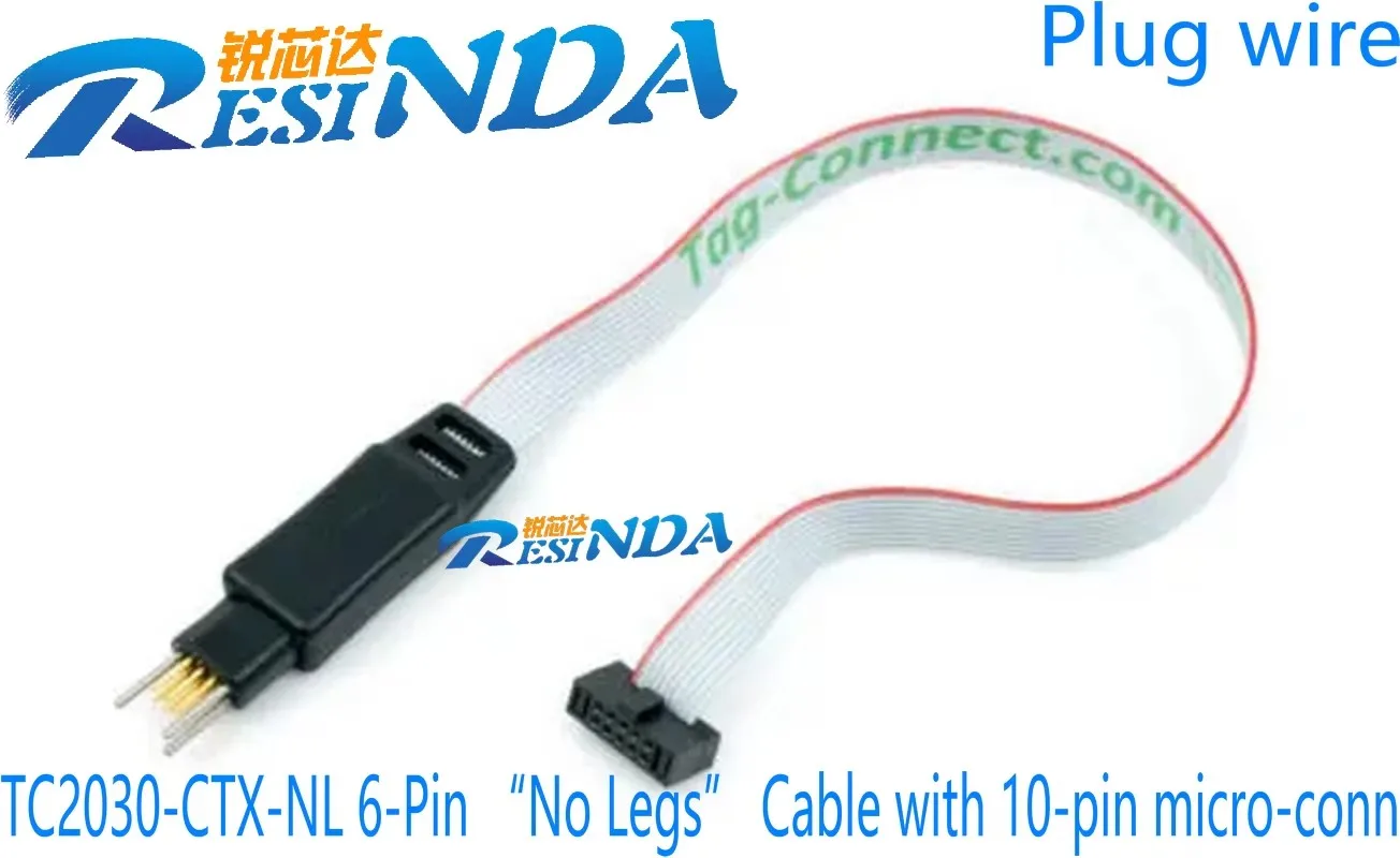 TC2030-CTX-NL 6-контактный кабель без ножек с 10-контактным микроконнером 100% новый и