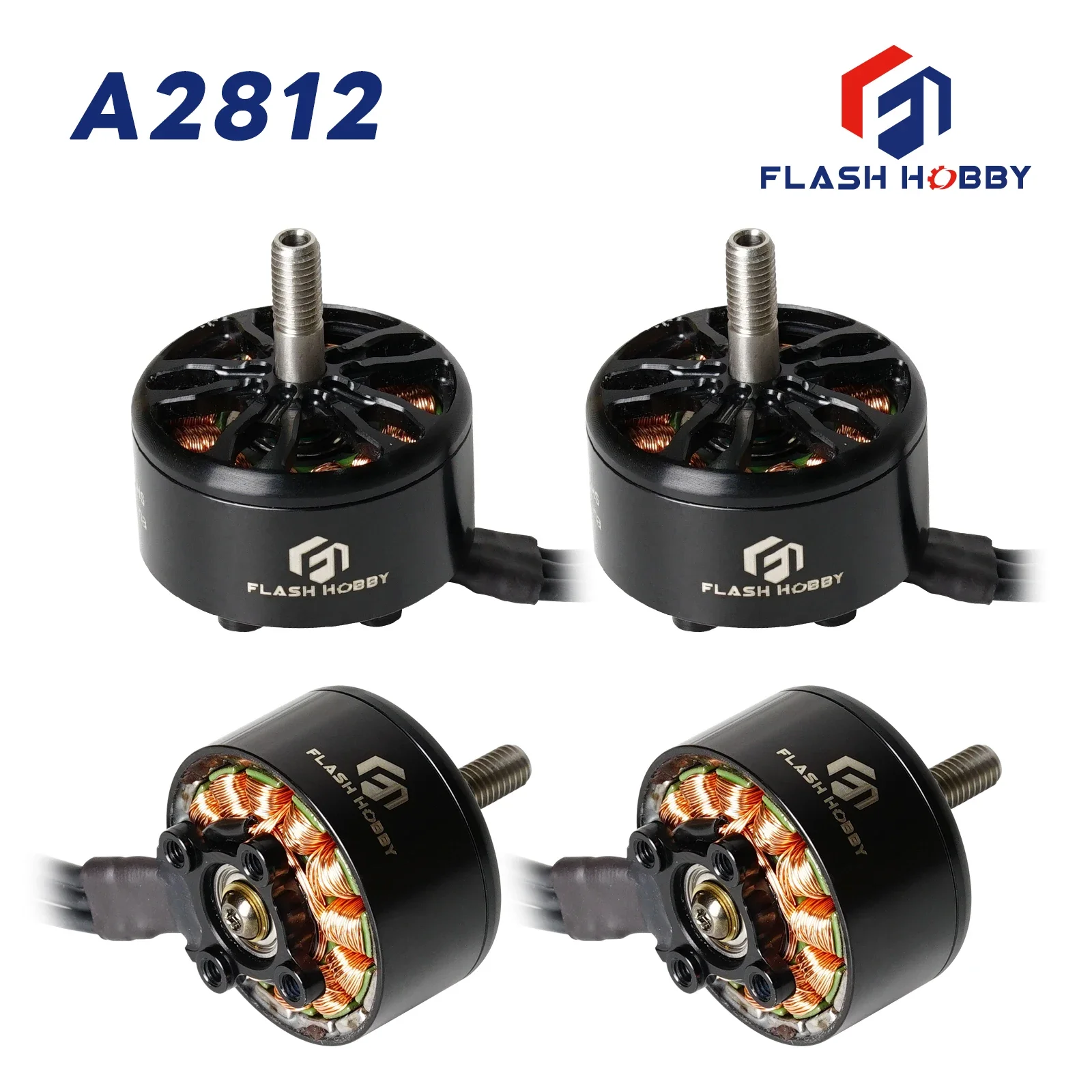 FLASHHOBBY A2812 2812 900KV 3-6S Бесщеточный двигатель