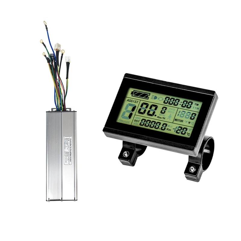 

Контроллер электровелосипеда 3000W Brushless 18 Mosfet KT-50A Controller с дисплеем LCD3, аксессуары для электрических велосипедов