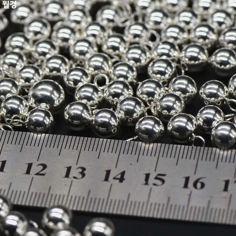 Мужская и женская круглая подвеска из стерлингового серебра 999 пробы цепочка для