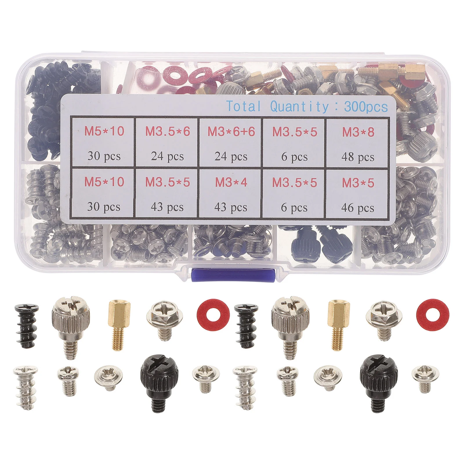 

Computer Screws Head Kit Flat Screw Repair Countersunk Caps Accessories Tool Mounting Diy Standoffs Motherboard Set Basic Kits