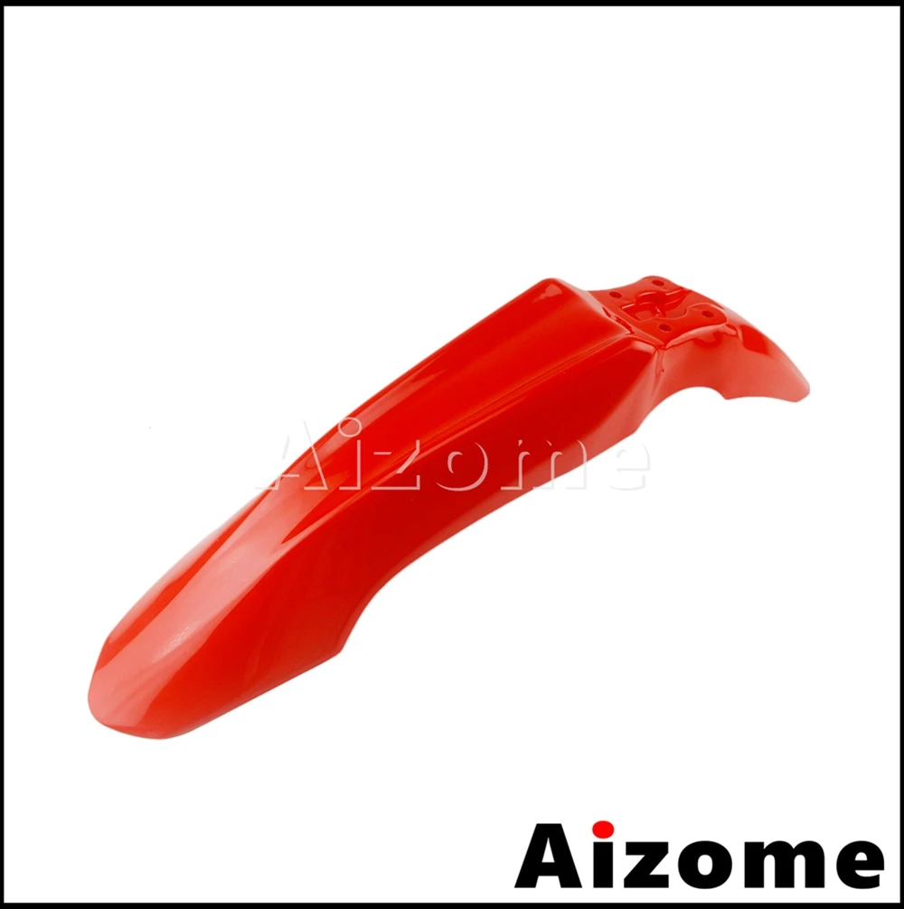 Переднее крыло для мотоцикла красное пластиковое внедорожника супермото эндуро