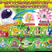 tomy action figure celebi nuzleaf magnemite cottonee diancie brionne pokemon series model ornaments small gifts