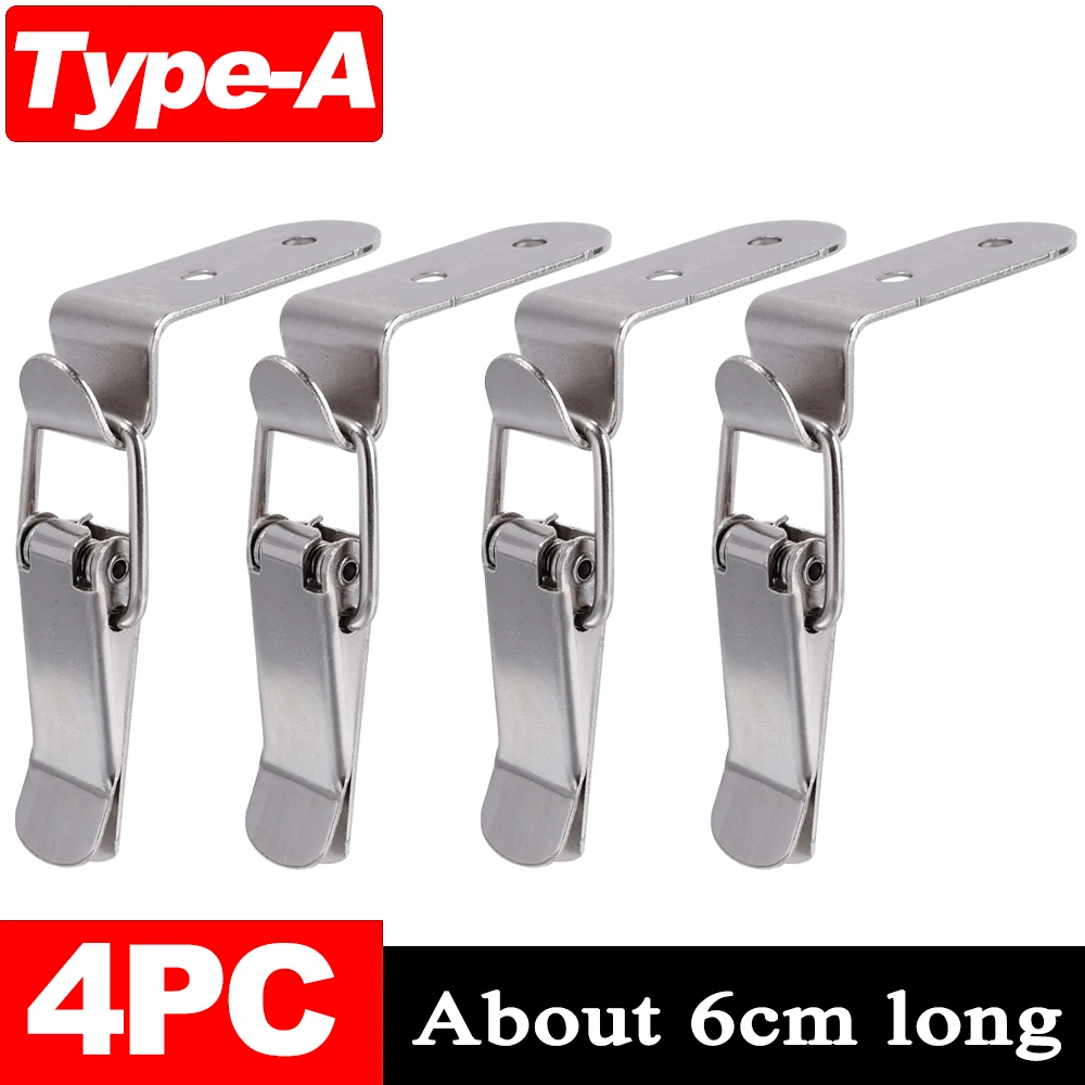 

Металлические замки «утконос» серебристого цвета