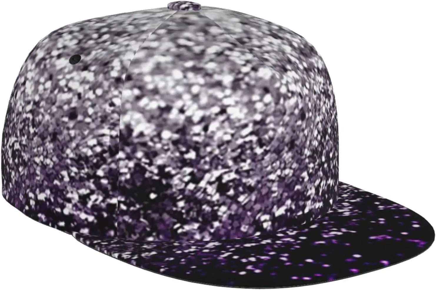 Бейсболка унисекс в стиле хип-хоп с плоским козырьком и блестками