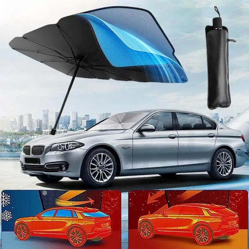 Складной зонт на лобовое стекло автомобиля УФ-защита для защита от солнца с