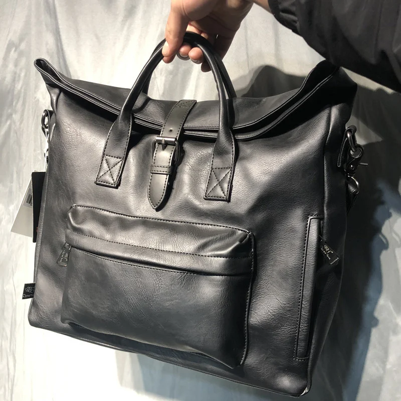 

Korean Men's Handbag Business Fashion Men's Shoulder Bag Youth Crossbody Shoulder PC Bag