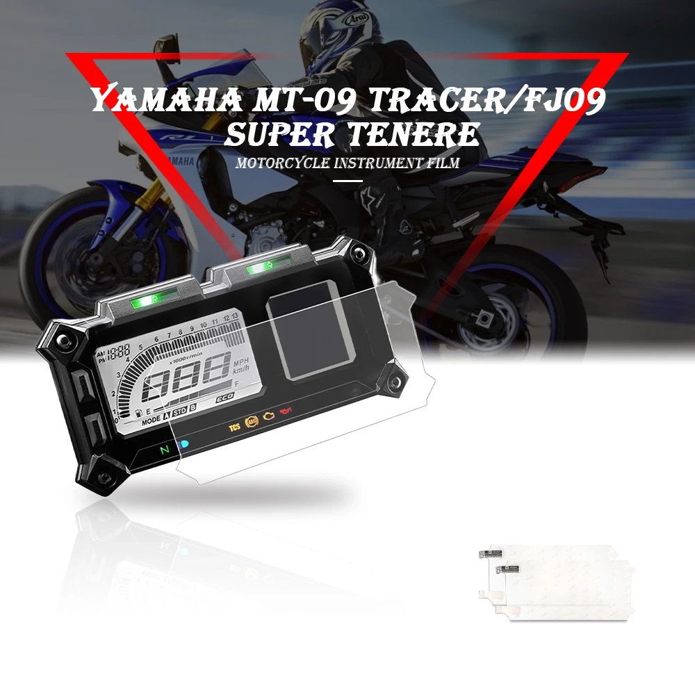 

2 комплекта защитный экран для приборной панели мотоцикла со спидометром и инструментом из ТПУ, подходит для Yamaha Φ FJ09, отличный трассировщик