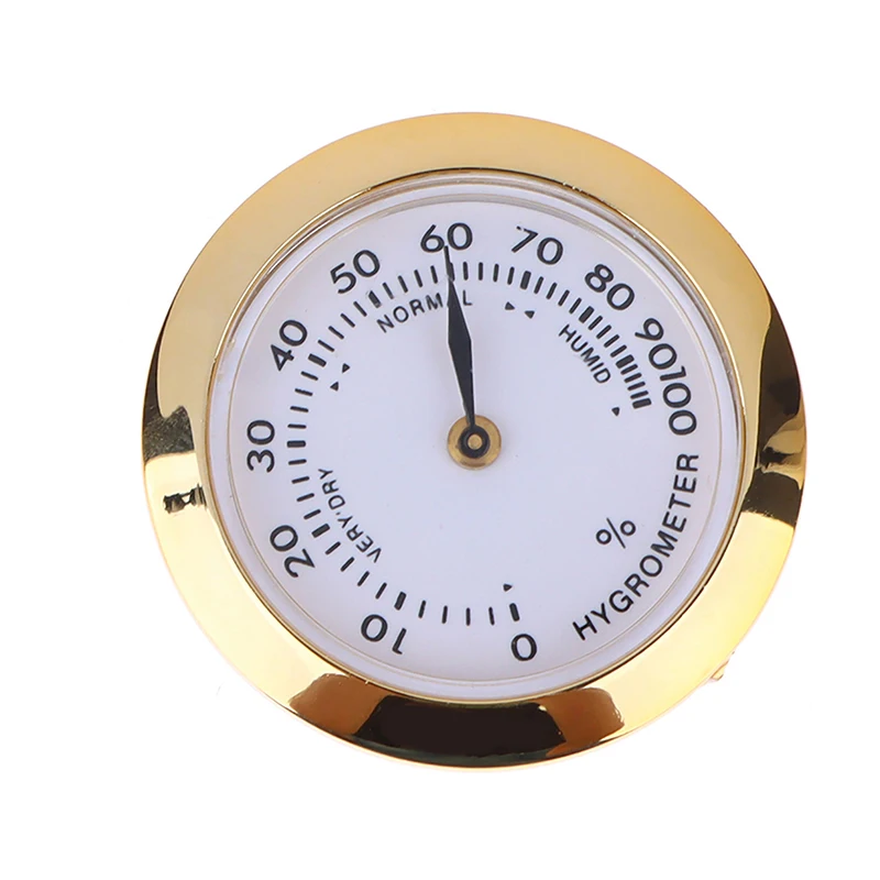 

Термогигрометр JETTING 37mm Pointer Mini Gold Silver