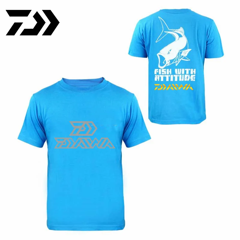 A Cawanfly Fishing T-shirt/ Fishing Clothing/ Outdoor Kleding Fishing Shirt Short Sleeve Sports Outdoor Fishing Wear For Men enlarge