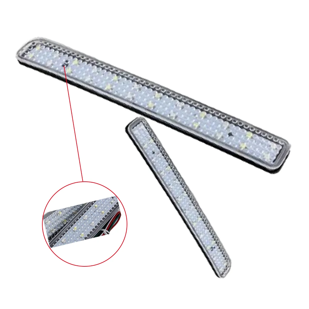 2 шт. прозрачный отражатель бампера светодиодный задний стоп-сигнал резервный