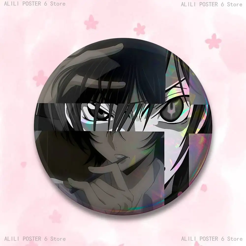 L-Lelouch L-Lamperouge vi Britannia 58 мм 44 мм HD брошь с принтом значки красивые дерби круглые броши-дисплеи булавки для лацканов (art.: 3920d37e873ff) - 3920d37e873ff