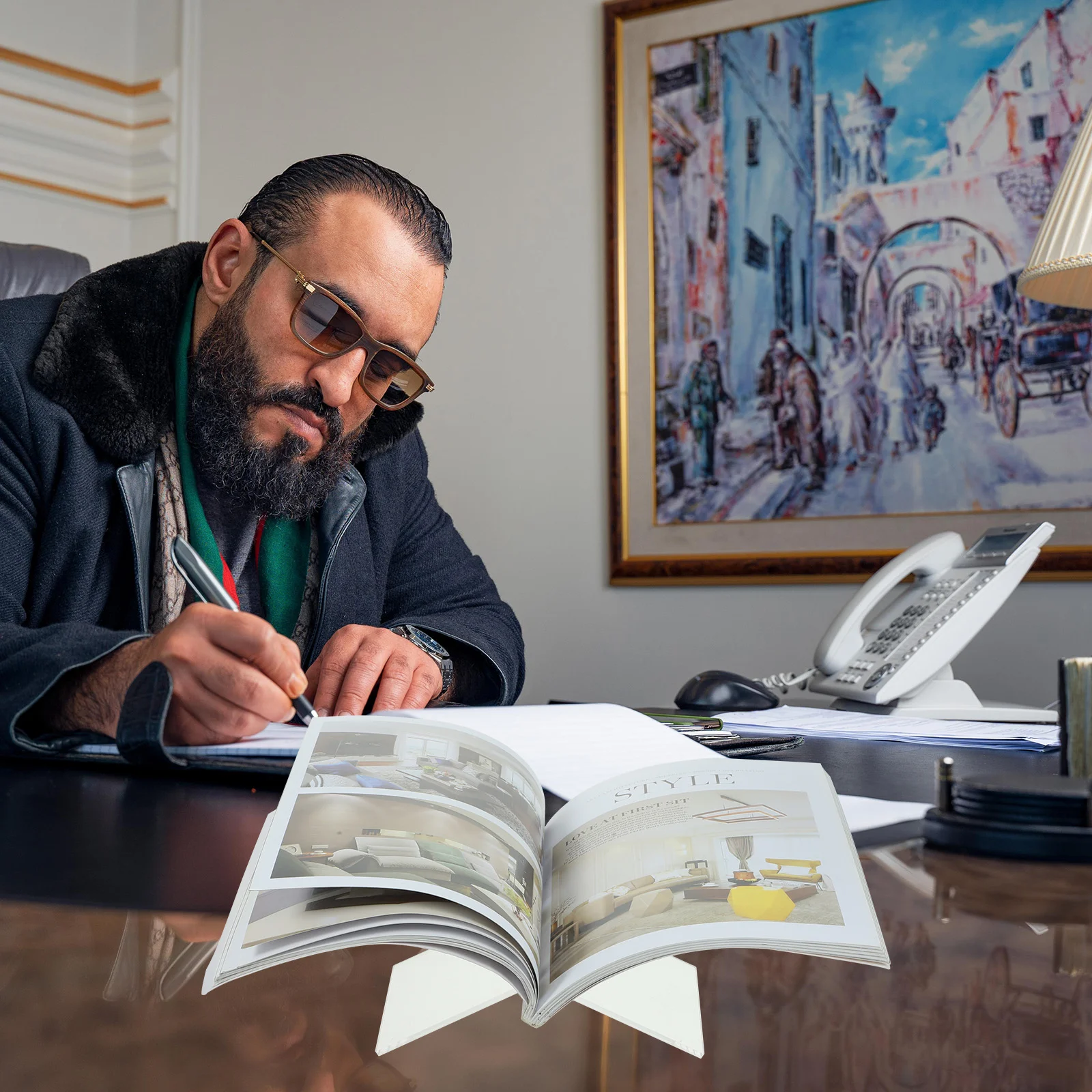 Акриловый журнал с рецептами Библии учебный материал держатель для книг банка