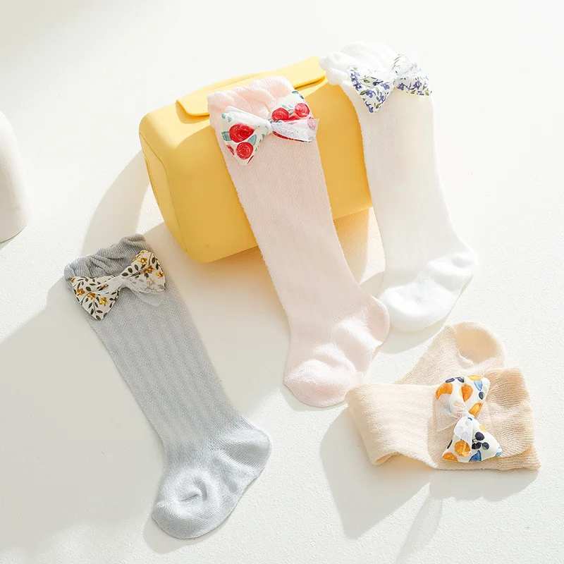 Длинные чулки для маленьких девочек ультратонкие сетчатые прозрачные милые