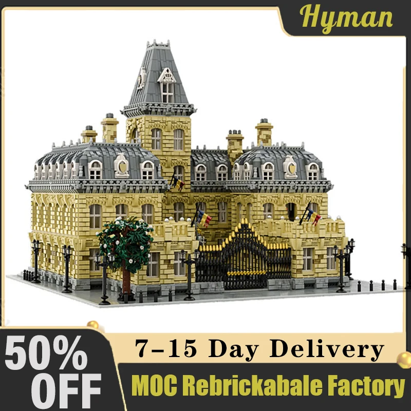 

23388 шт. строительный блок Moc французская архитектура дворец разных видов всемирно известный дворец модель города улица сцена детские игрушки подарок