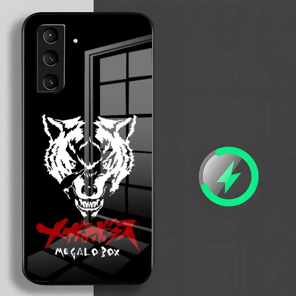 Фото Чехол для телефона Megalobox для Samsung S26 S25 S24 S23 S22 S21 S20 Edge Ultra Plus FE, стеклянный чехол Magsafe №1