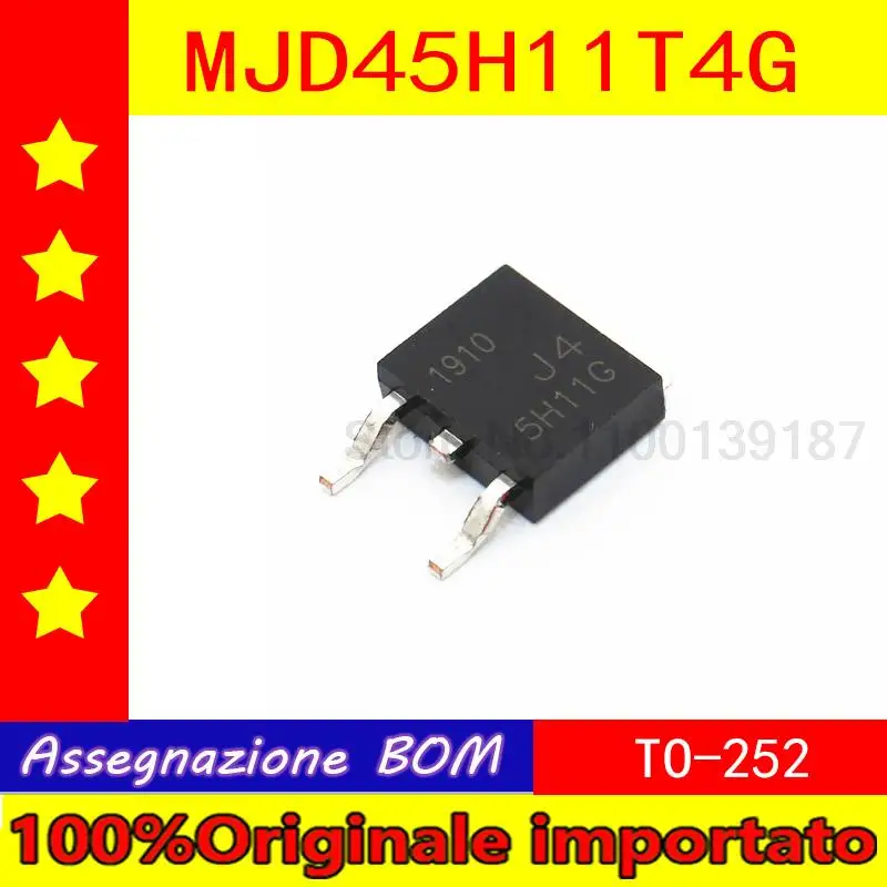 Биполярный транзистор 50 шт./лот MJD45H11T4G MJD45H11 45H11 5H11G TO-252