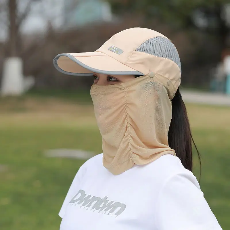 

2022 Women's Summer Sunshade Anti-ultraviolet Sun Hat Outdoor Fishing Quick-drying Cool Foldable Sunscreen Hat