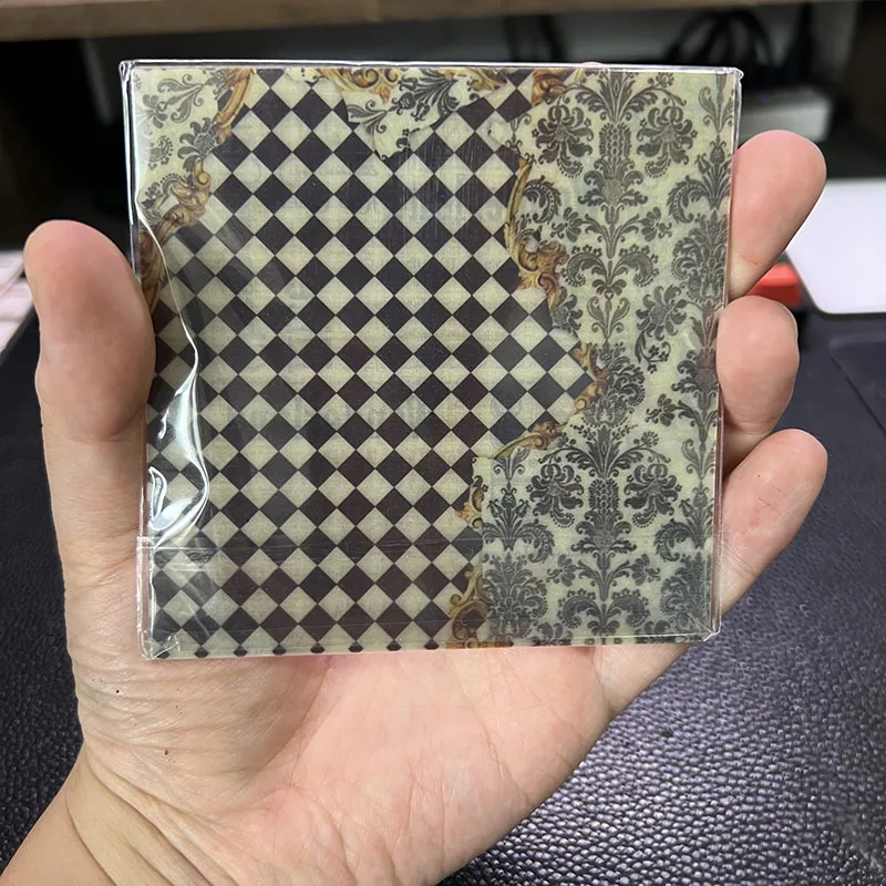 12 листов наклейки в стиле страны чудес винтажные маленькие прозрачные материал