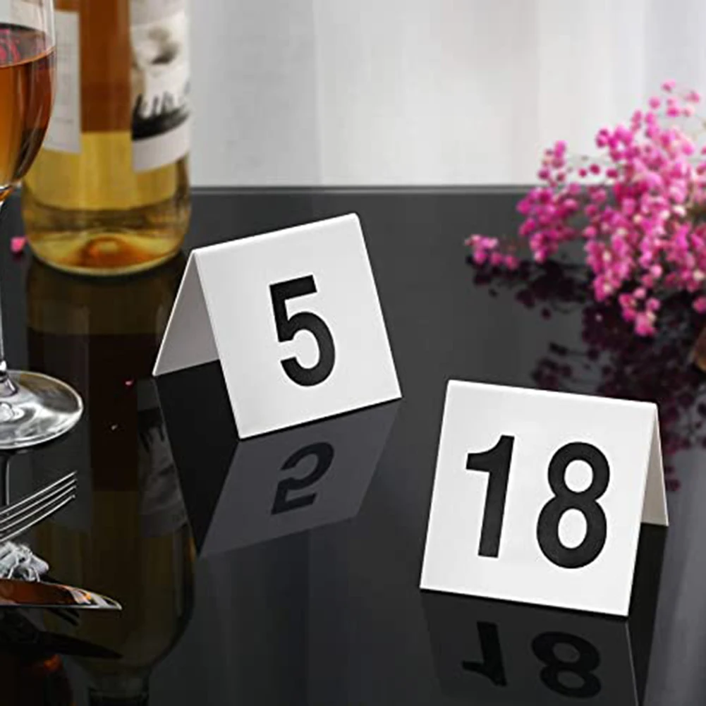 

Acrylic Table Tent Sign Table Number Signs 1 - 20 Acrylic Number For Wedding Roman Numerals Table Number Signs