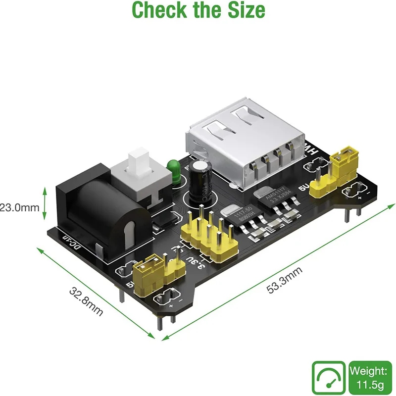 6 шт. встроенный понижающий модуль питания 5 0 в ма