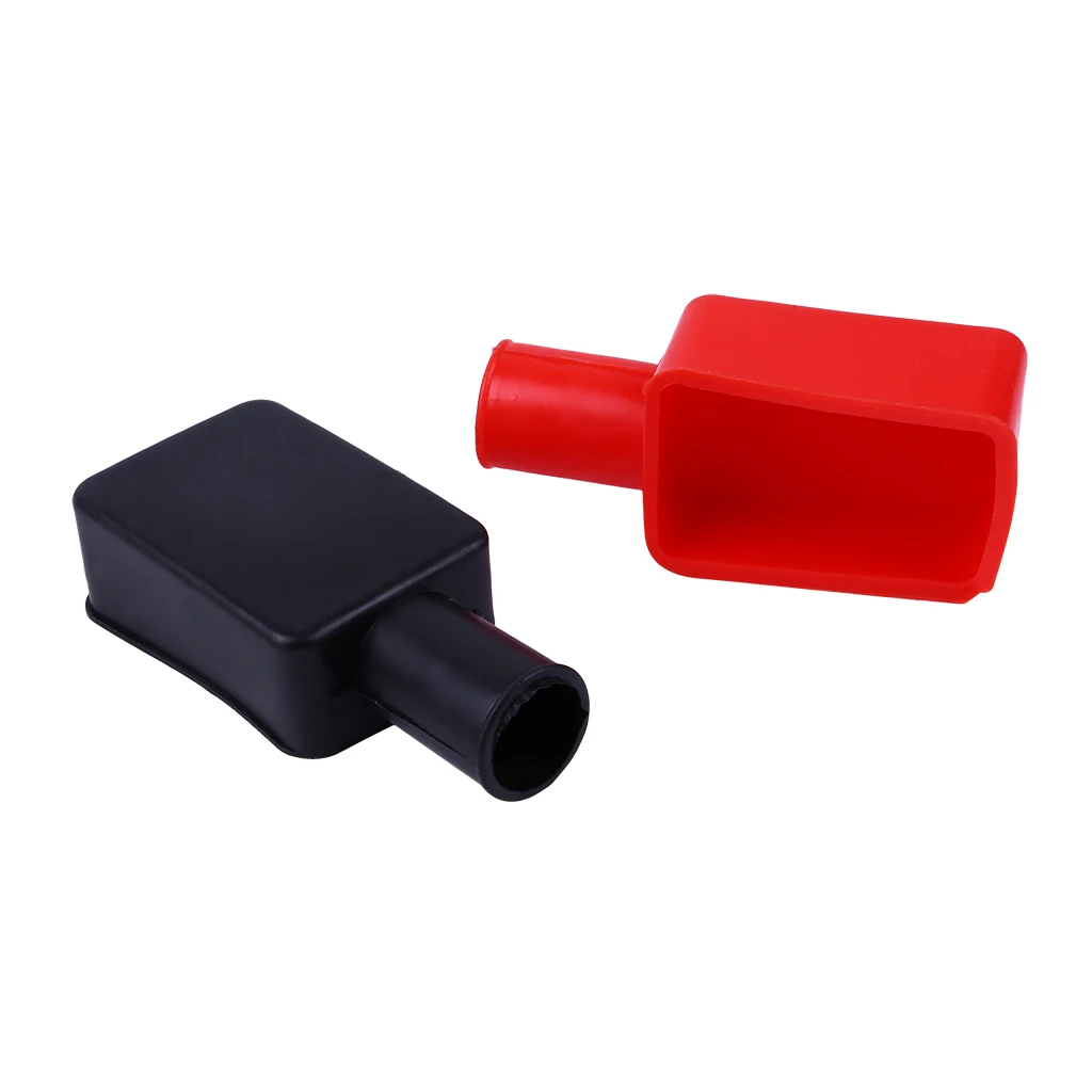 

2pcs Auto Battery Terminal Cover Positive Battery Terminal Insulating Cap Cover Protector Wire Connector Auto Replacement Parts