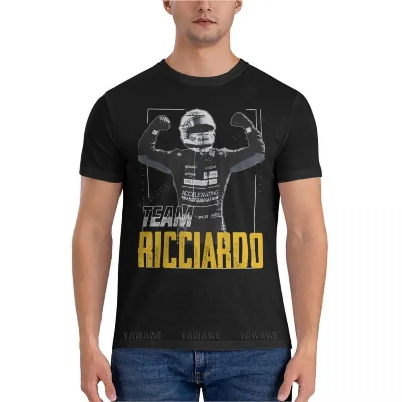 Классическая футболка Ricciardo Helmet эстетическая одежда мужские футболки с рисунком