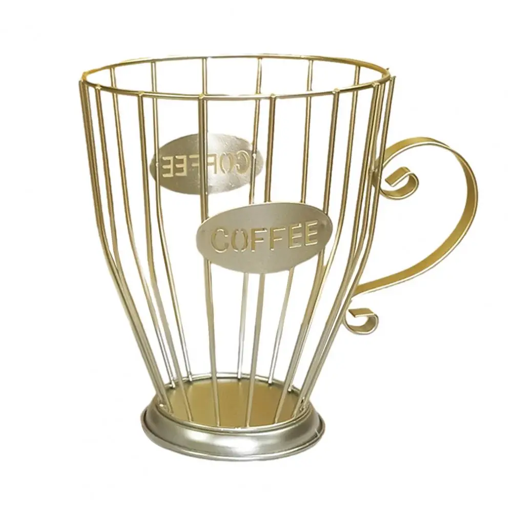 

Coffee Capsule Holder Coffee Capsule Dispenser Metal Coffee Capsules Storage Basket for Bar Table Iron Holder for Espresso Pods