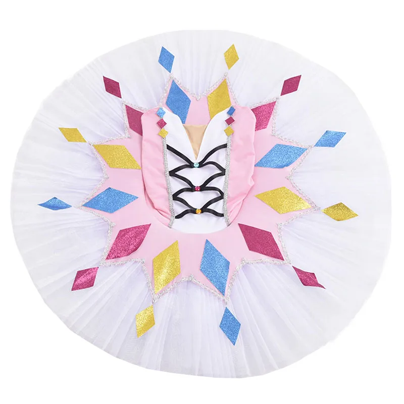 Профессиональная балетная пачка для девочек синее розовое блюдо блинная