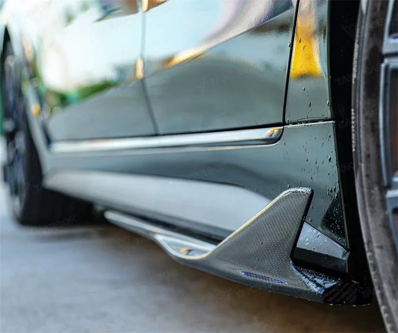 Высококачественные боковые юбки из сухого углеродного волокна в стиле TAKD с