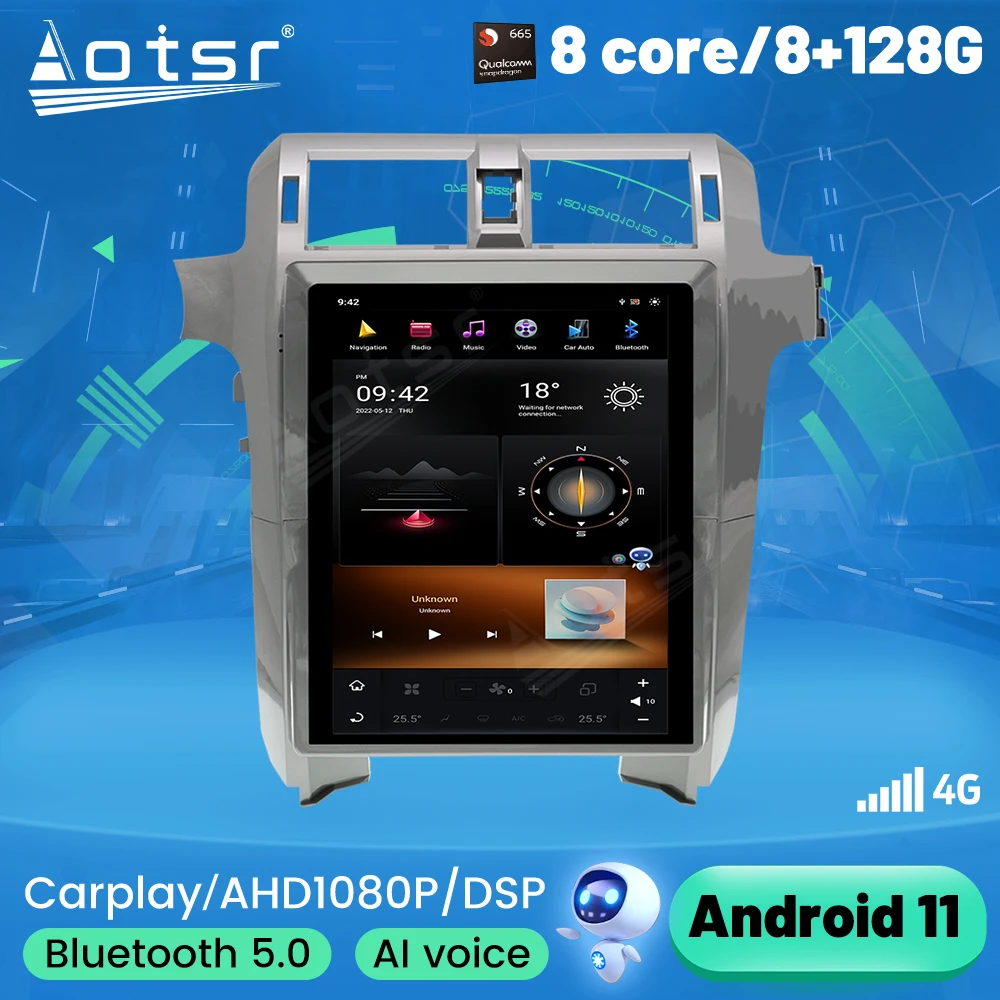 

Автомобильный радиоприемник G6 Tesla, экран для Lexus GX400 2010-2016 Android, 2Din стереоприемник, Авторадио, мультимедийный плеер, GPS-навигатор