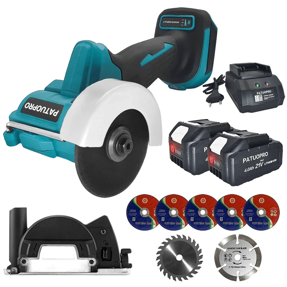 Беспроводная электрическая угловая шлифовальная машина 20000 об/мин бесщеточный