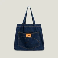 casual canvas tote bag designer letters women handbags denim shoulder crossbody bags small shopper purses 2022 summer sac