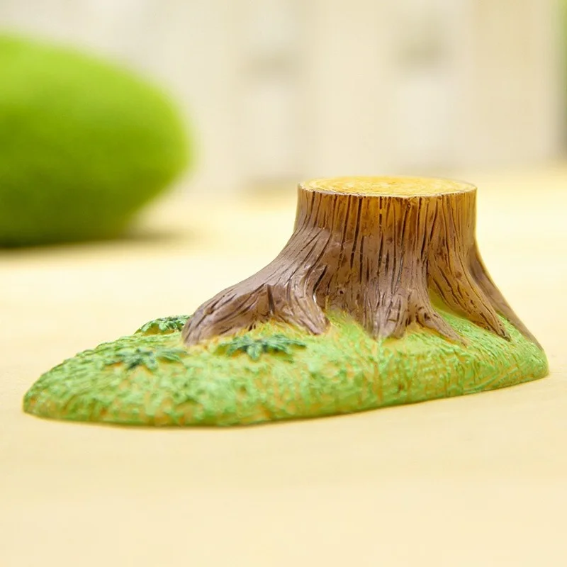 

Tree Stump Tree Trunk Green Grass DIY Gardening Micro-landscape Creative Landscaping Props Ornaments Home Decoration Accessories