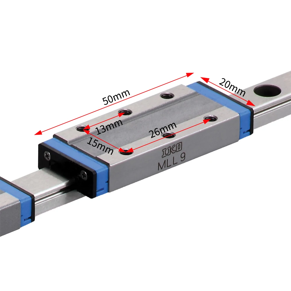 IKO ML9 MLC9 MLG9 MLL9 Линейный блок Линейная направляющая Ползунок подшипник