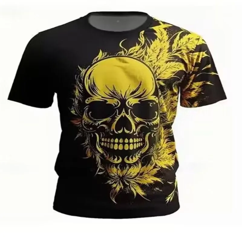 Футболка мужская с 3D-принтом в виде черепа на День святого Валентина 20 24 миллиона