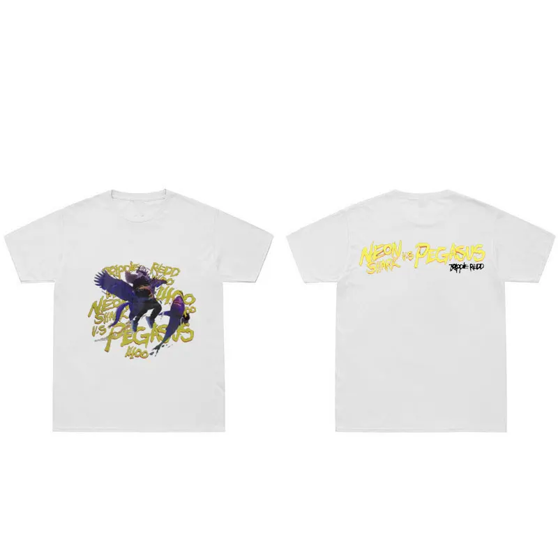 Футболка женская свободного покроя с коротким рукавом принтом кактус |