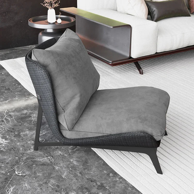 Современная мебель розовый бархат ленивая обивка диван стул для гостиной с