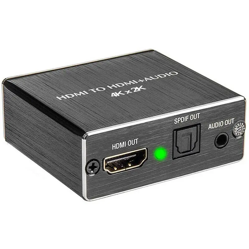 HDMI-compatible Audio Extractor Stereo Extractor Converter Optical TOSLINK SPDIF + 3.5mm Audio Splitter Adapter
