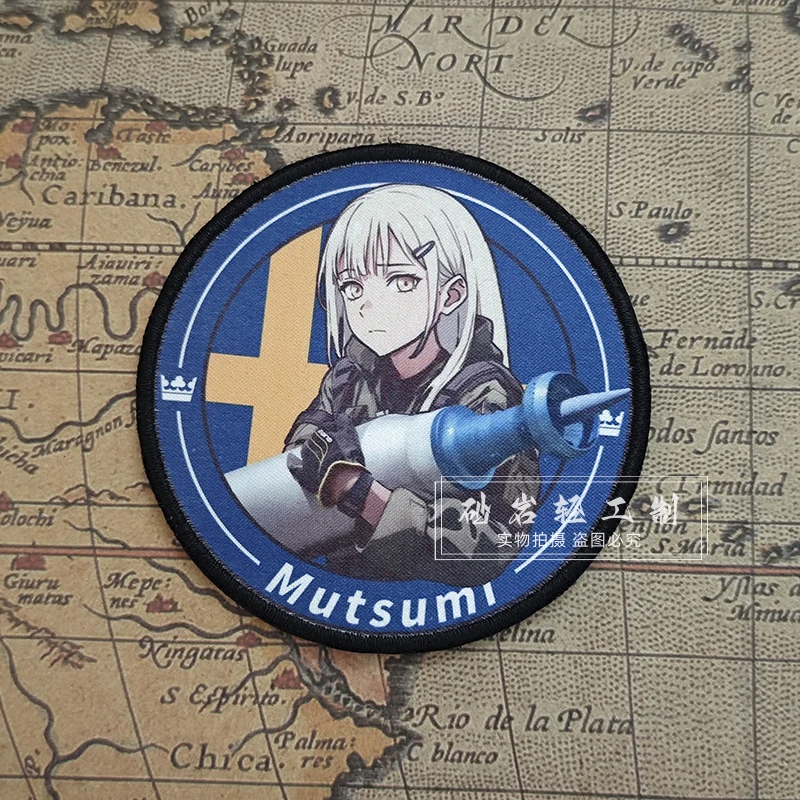 Взгляд! Это MyGO! Нашивка Mutsumi Wakaba значок для морального духа два размера аниме