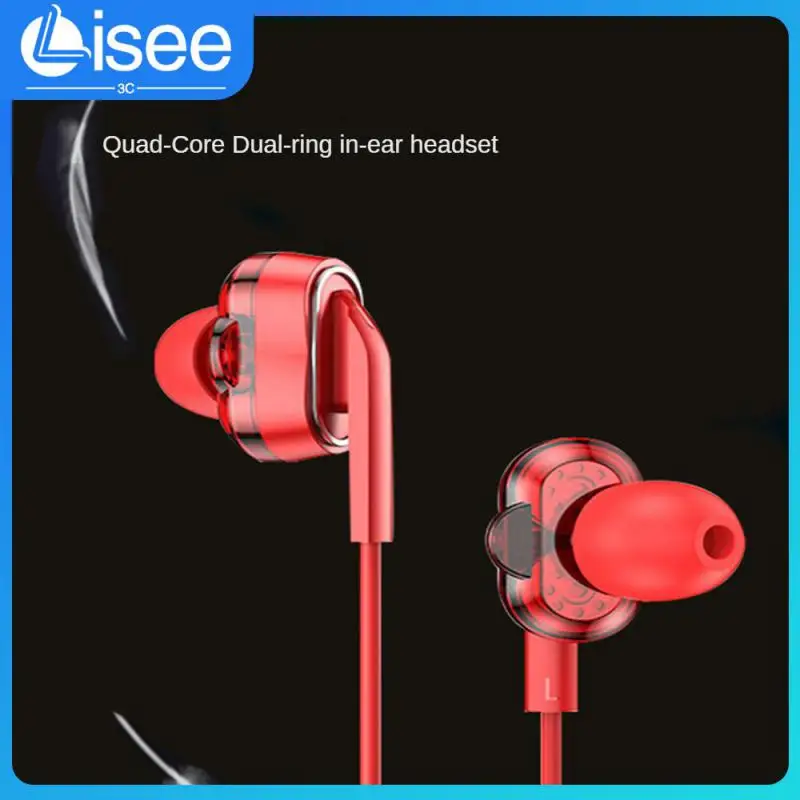 

Comfortable To Wear Anti Noise Earphones Ergonomic Design Universal Earphones Hd Call Durable Wired Headset Skin Friendly