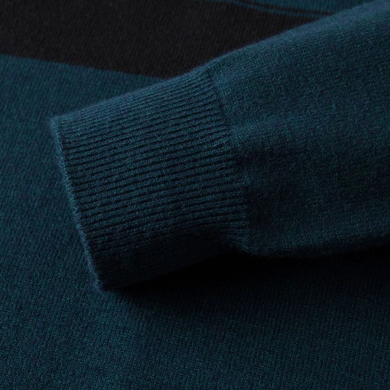 Элегантная мужская полосатая деловая повседневная рубашка ПОЛО теплый