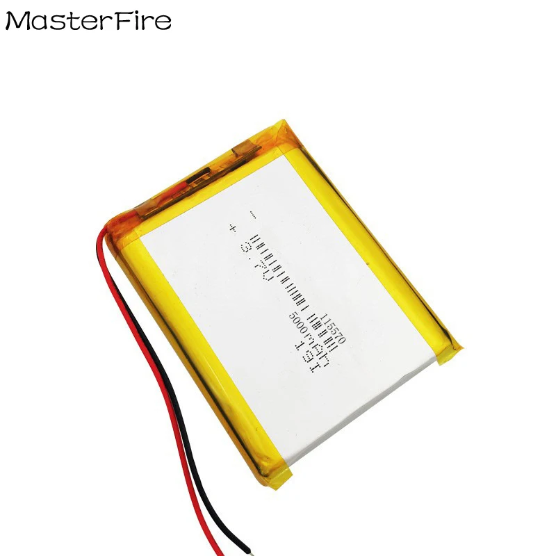 

115570 3.7V 5000mah Rechargeable Lithium Polymer Battery Cell for Power Bank Wireless Keyboard Smart Lock Power Tool